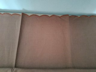Tovaglia Lino Vintage Floreale Beige/Marrone