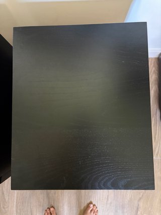 Mesitas de noche Ikea negro/marron