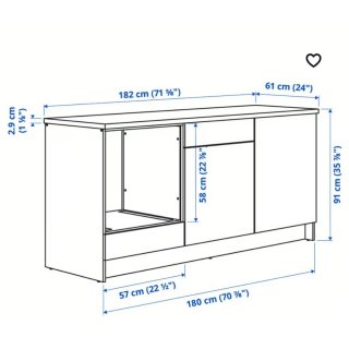 Mueble de cocina con mesada, pica y horno Nuevo!