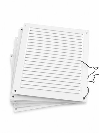 55 unidades de Rejilla ventilación aluminio blanco