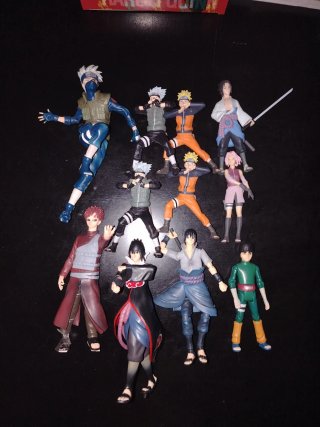 Muñeco Naruto, Gaara, Sasuke, Kakashi... Etc