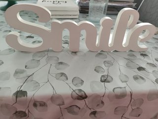 Letras decorativas Smile de madera