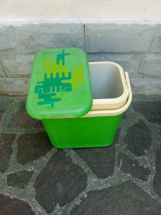 Borsa Frigorifero Verde e Beige
