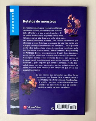 Libro Relatos de Monstross Vicens Vives (Gallego)