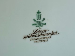 🇩🇪 Sopera porcelana con decorado floral