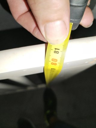 Reja de madera blanca