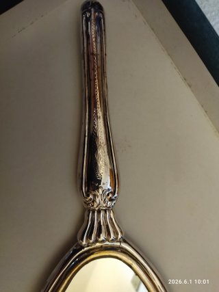 Specchio da toeletta in argento