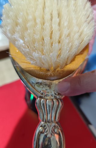 Specchio da toeletta in argento