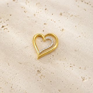 Colgante Corazón Oro 18kl JAE-TRA2366