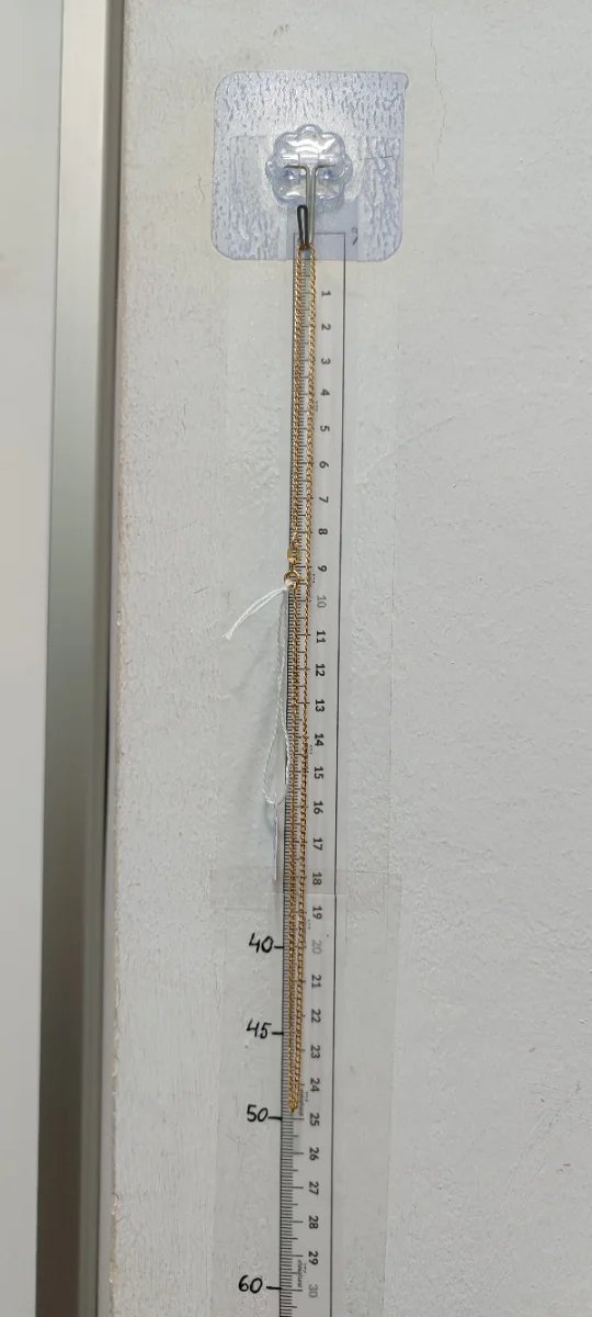 00639 CADENA BARBADA DE ORO DE 18K -50CM