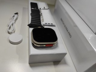 Smartwatch Ultra Pro 2 Correas Negro y Blanco