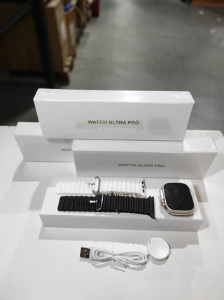 Smartwatch Ultra Pro 2 Correas Negro y Blanco