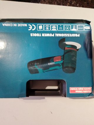Mini radial 2 baterías litio 2000mha y caja