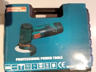 Mini radial 2 baterías litio 2000mha y caja