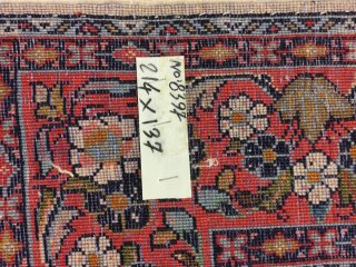 Tappeto Persiano Saruk Beige/Rosso