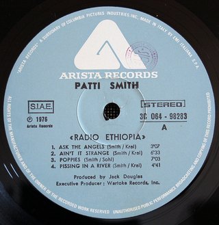 Patti Smith Group - Radio Ethiopia LP 1977