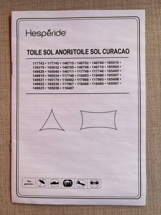 Telo ombreggiante Hesperide 3x4m