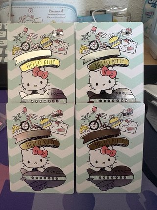 Cartas coleccionables Hello Kitty (61)(63)(60)(57)