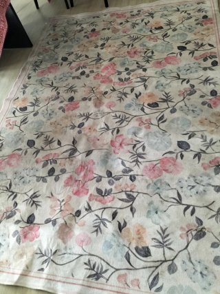 Alfombra grande floral