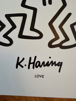 2 Poster Keith Haring Heart & Love