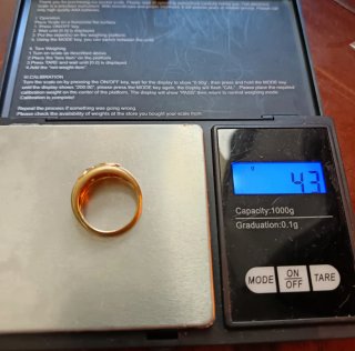 Anillo Oro 18k y Diamantes