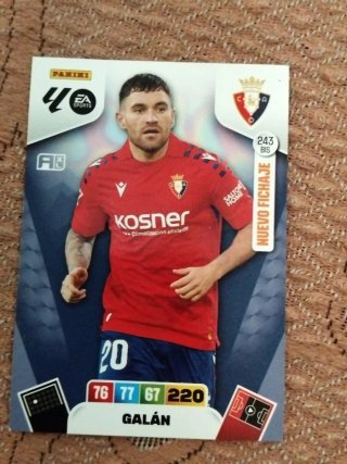 Lote 12 cartas fútbol 25-26