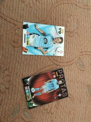 Lote 12 cartas fútbol 25-26