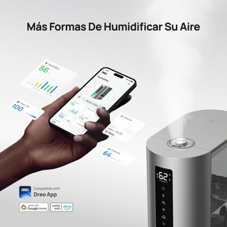 Dreo humidificador inteligente vapor frío/caliente