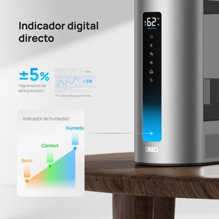 Dreo humidificador inteligente vapor frío/caliente