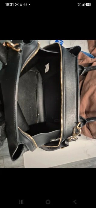 Borsa in pelle Valentino nera