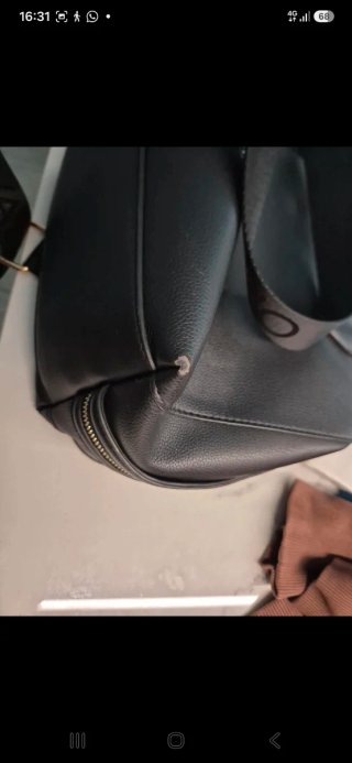 Borsa in pelle Valentino nera
