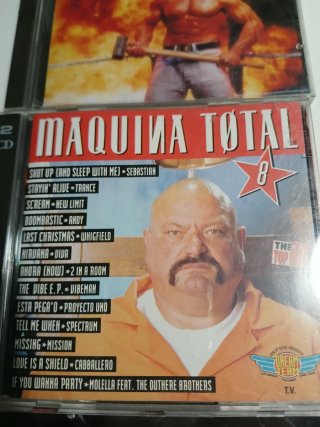 Lote 7 CDs Dance Maquina Total