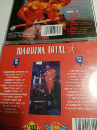 Lote 7 CDs Dance Maquina Total