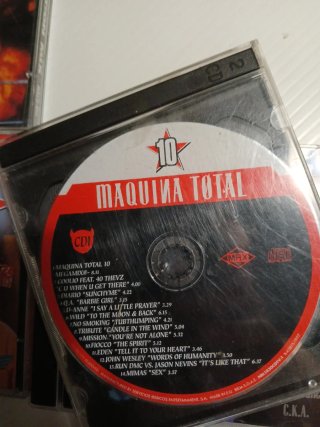 Lote 7 CDs Dance Maquina Total