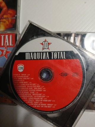 Lote 7 CDs Dance Maquina Total