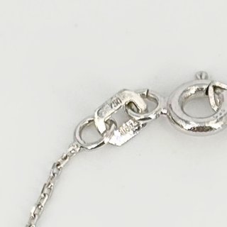 Cadena con Colgante Oro Blanco 18K, 3.75gr, 45cm