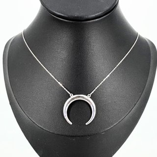 Cadena con Colgante Oro Blanco 18K, 3.75gr, 45cm
