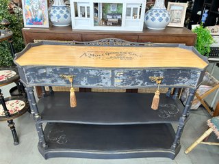 Consola Antigua Estilo Francés Restaurada