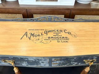 Consola Antigua Estilo Francés Restaurada