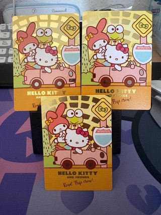 Cartas coleccionables Hello Kitty (69)(64)(65)(66)