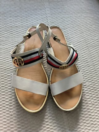 Sandalias Tommy Hilfiger Blancas Talla 40