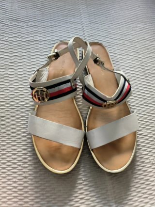 Sandalias Tommy Hilfiger Blancas Talla 40