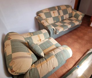Conjunto Sofá 2 Plazas + Sillón Individual