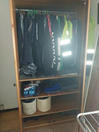 Armario Ikea Leksvik Madera 2 Puertas
