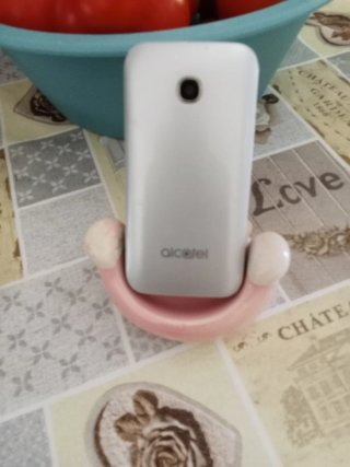 Suporte telemóvel rosa