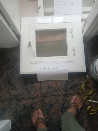 Ventana de aluminio 97x101