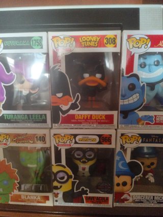 Pack 6 Funko Pop! Disney, Futurama, Looney Tunes,