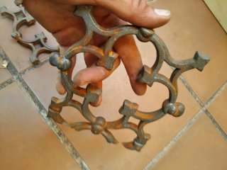 Rejillas forja hierro medieval vintage