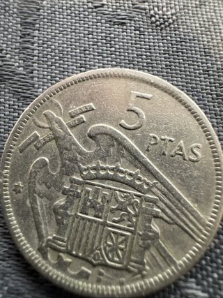Moneda 5 Pesetas 1957-58