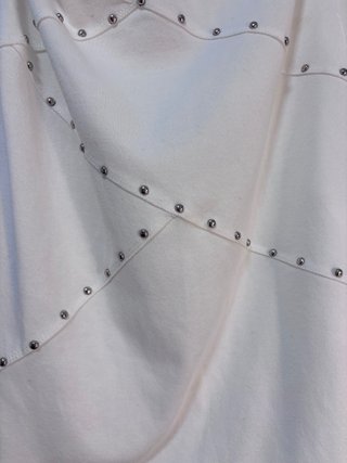 Vestido blanco asimétrico S